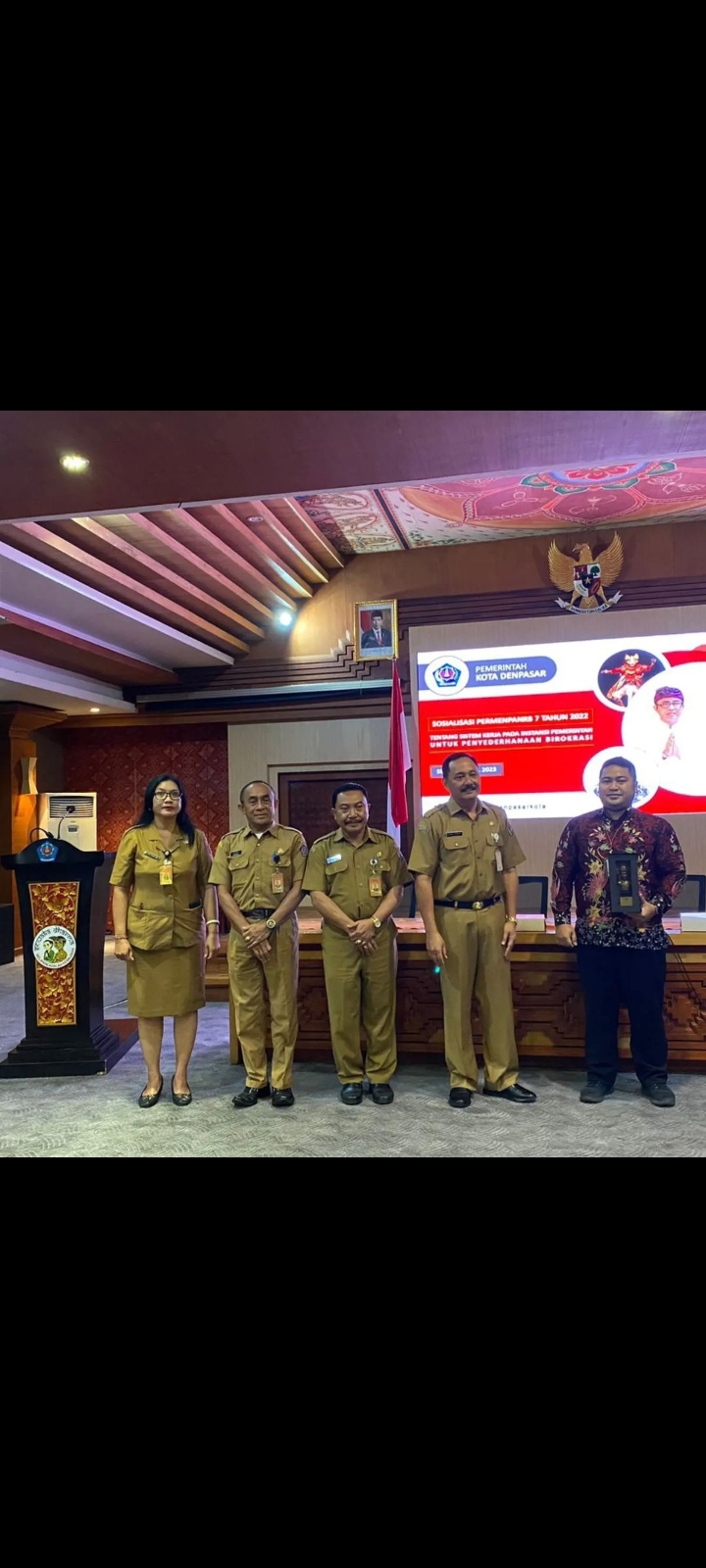 Acara Sosialisasi Peraturan Menteri Pendayagunaan Aparatur Negara Dan Reformasj Birokrasi Nomor 7 Tahun 2022 Tentang Sistem Kerja Pada Instansi Pemerintah Untuk  Penyederhanaan Birokrasi