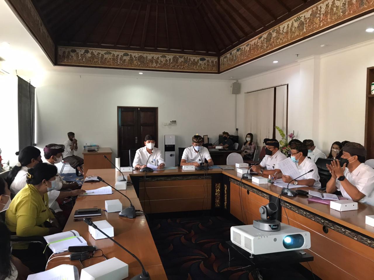 Rapat Koordinasi Usulan Perubahan Struktur Organisasi Perangkat Daerah